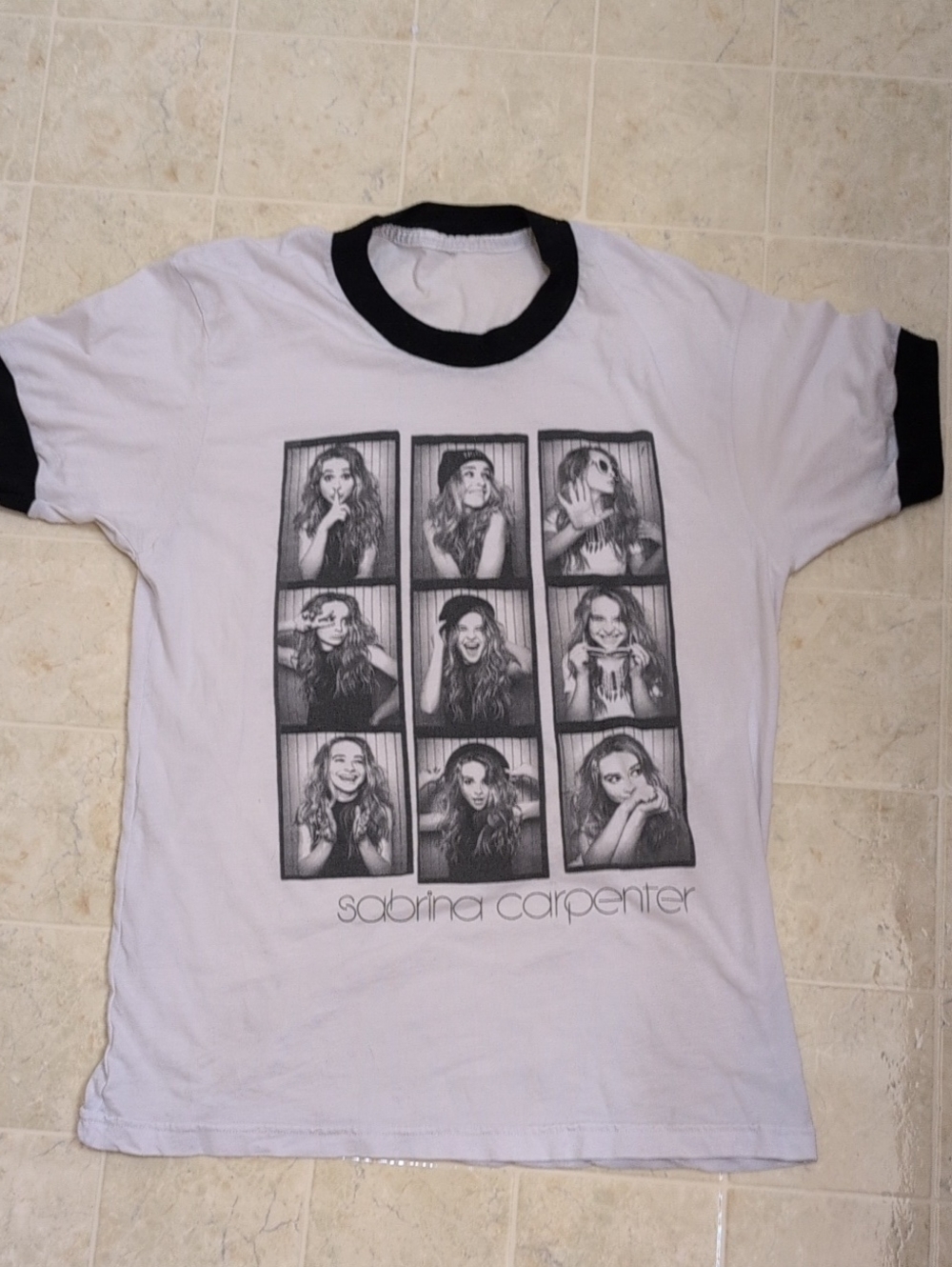 Rare Sabrina Carpenter 2015 Can't Blame A Girl For Trying Baby Tee